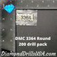 DMC 3364 ROUND 5D Diamond Painting Drills DMC Beads 3364 