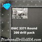 DMC 3371 ROUND 5D Diamond Painting Drills Beads DMC 3371 