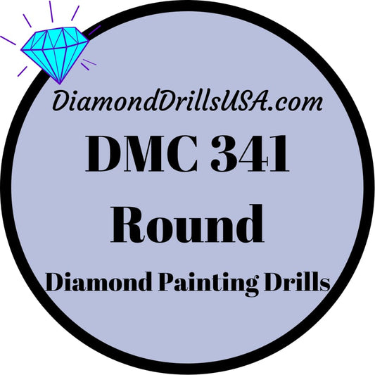 DMC 341 ROUND 5D Diamond Painting Drills Beads DMC 341 Light