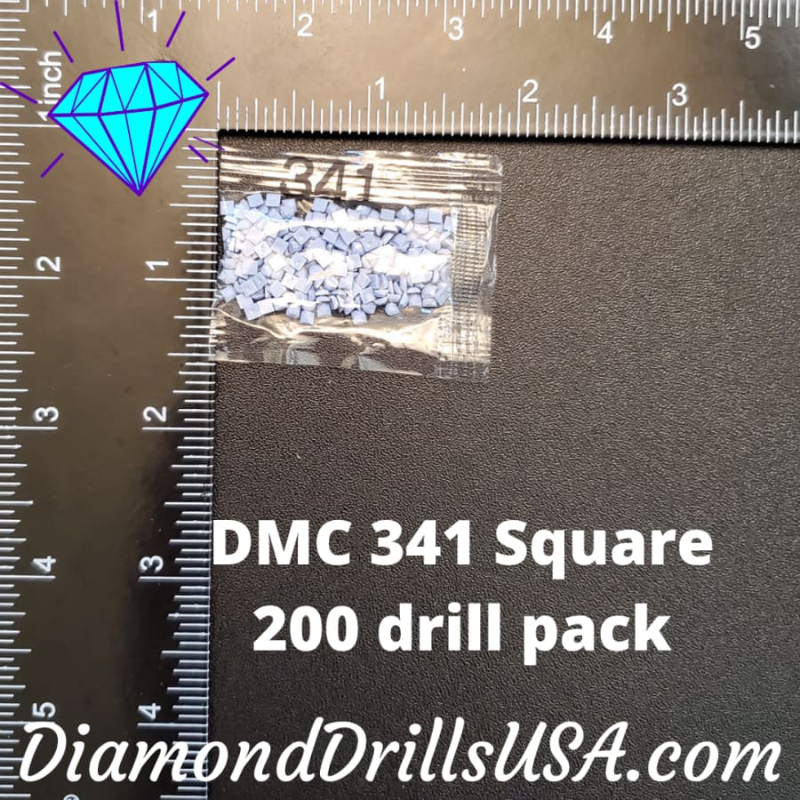 DMC 341 SQUARE 5D Diamond Painting Drills Beads DMC 341 
