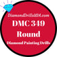 DMC 349 ROUND 5D Diamond Painting Drills DMC 349 Dark Coral 
