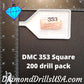 DMC 353 SQUARE 5D Diamond Painting Drills Beads 353 Peach 
