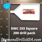 DMC 355 SQUARE 5D Diamond Painting Drills Beads DMC 355 Dark