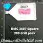 DMC 3607 SQUARE 5D Diamond Painting Drill Beads DMC 3607 
