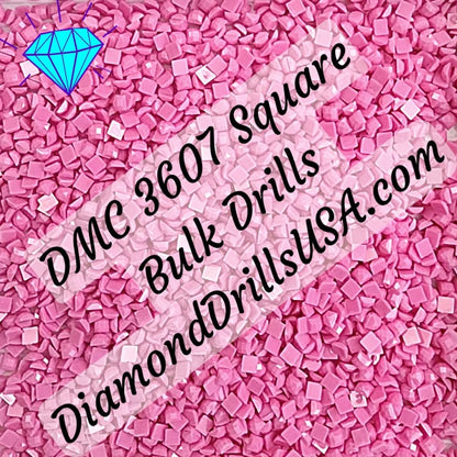 DMC 3607 SQUARE 5D Diamond Painting Drill Beads DMC 3607 