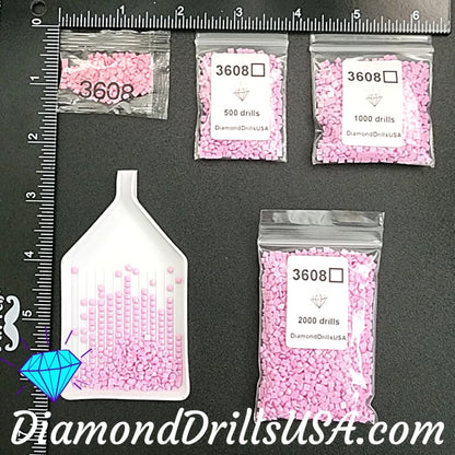 DMC 3608 SQUARE 5D Diamond Painting Drills Beads DMC 3608 