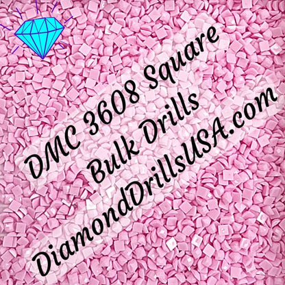 DMC 3608 SQUARE 5D Diamond Painting Drills Beads DMC 3608 