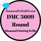 DMC 3609 ROUND 5D Diamond Painting Drills Beads DMC 3609 