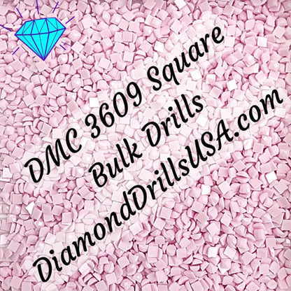 DMC 3609 SQUARE 5D Diamond Painting Drills Beads DMC 3609 
