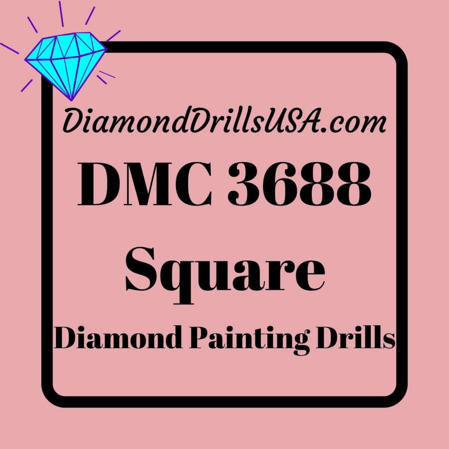DMC 3688 SQUARE 5D Diamond Painting Drills Beads DMC 3688 