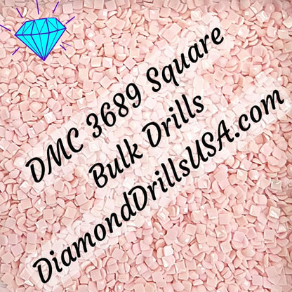 DMC 3689 SQUARE 5D Diamond Painting Drills Beads DMC 3689 