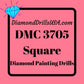 DMC 3705 SQUARE 5D Diamond Painting Drill Beads DMC 3705 