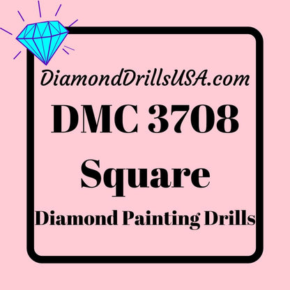 DMC 3708 SQUARE 5D Diamond Painting Drills Beads DMC 3708 