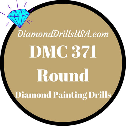 DMC 371 ROUND 5D Diamond Painting Drills Beads DMC 371 