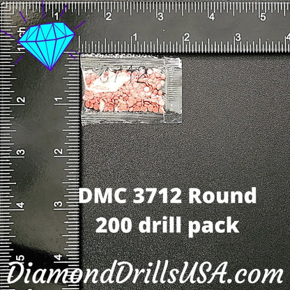 DMC 3712 ROUND 5D Diamond Painting Drills Beads DMC 3712 