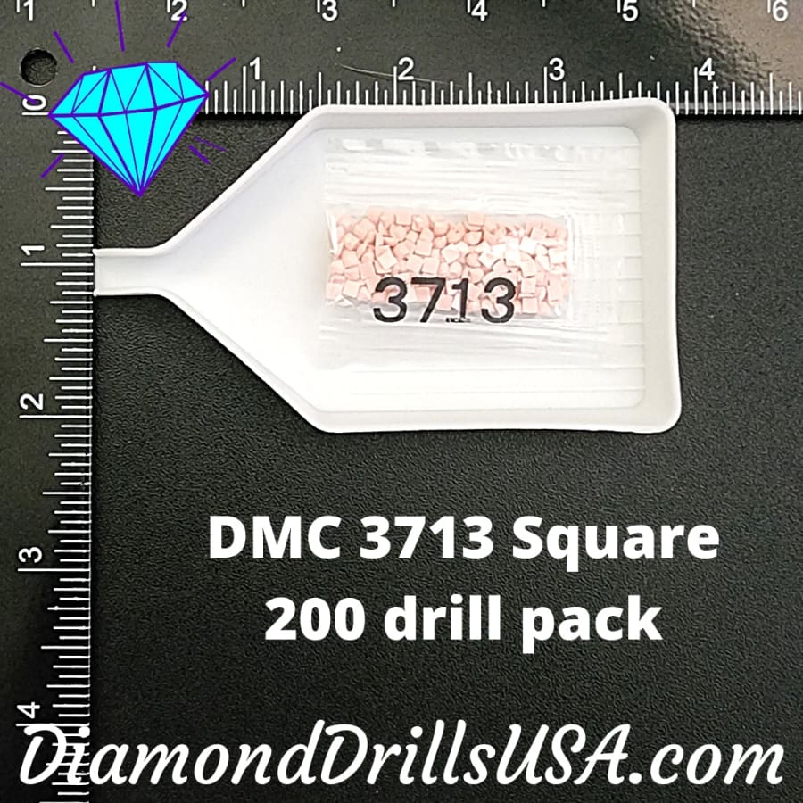 DMC 3713 SQUARE 5D Diamond Painting Drills Beads DMC 3713 