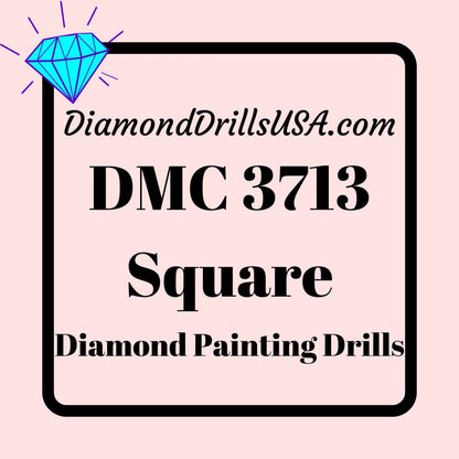 DMC 3713 SQUARE 5D Diamond Painting Drills Beads DMC 3713 