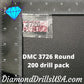 DMC 3726 ROUND 5D Diamond Painting Drills Beads DMC 3726 