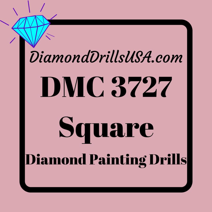 DMC 3727 SQUARE 5D Diamond Painting Drills Beads DMC 3727 