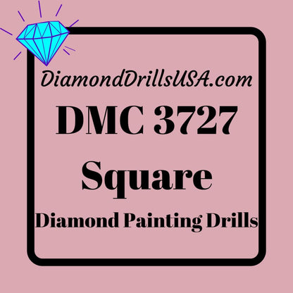 DMC 3727 SQUARE 5D Diamond Painting Drills Beads DMC 3727 