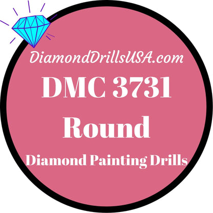 DMC 3731 ROUND 5D Diamond Painting Drills Beads DMC 3731 