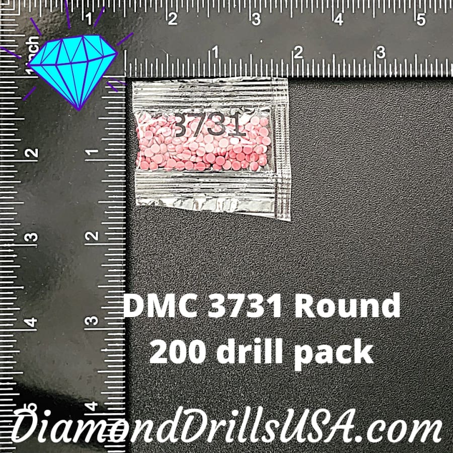 DMC 3731 ROUND 5D Diamond Painting Drills Beads DMC 3731 