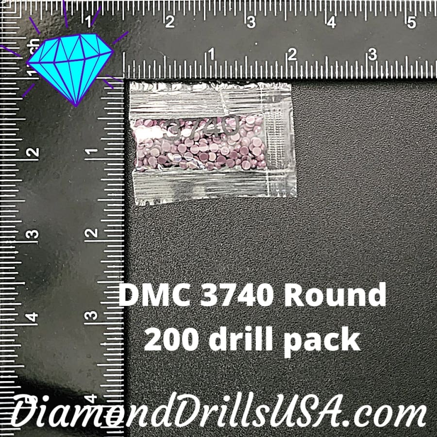 DMC 3740 ROUND 5D Diamond Painting Drills Beads DMC 3740 