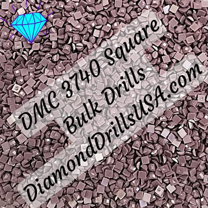 DMC 3740 SQUARE 5D Diamond Painting Drills Beads DMC 3740 