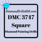 DMC 3747 SQUARE 5D Diamond Painting Drills Beads DMC 3747 