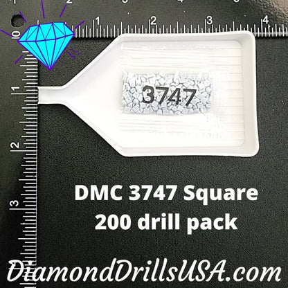 DMC 3747 SQUARE 5D Diamond Painting Drills Beads DMC 3747 