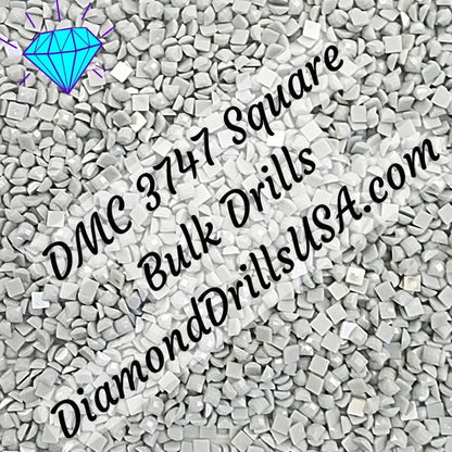 DMC 3747 SQUARE 5D Diamond Painting Drills Beads DMC 3747 
