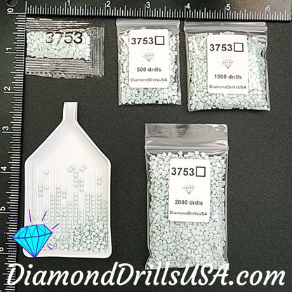 DMC 3753 SQUARE 5D Diamond Painting Drills Beads DMC 3753 