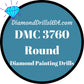 DMC 3760 ROUND 5D Diamond Painting Drills Beads DMC 3760 