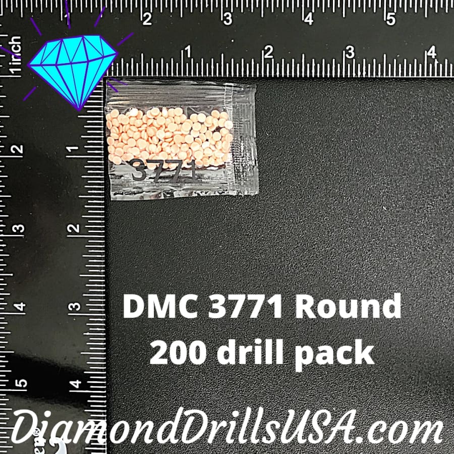 DMC 3771 ROUND 5D Diamond Painting Drills Beads DMC 3771 