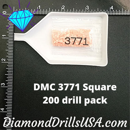 DMC 3771 SQUARE 5D Diamond Painting Drills Beads DMC 3771 