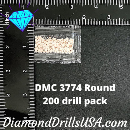 DMC 3774 ROUND 5D Diamond Painting Drills Beads DMC 3774 