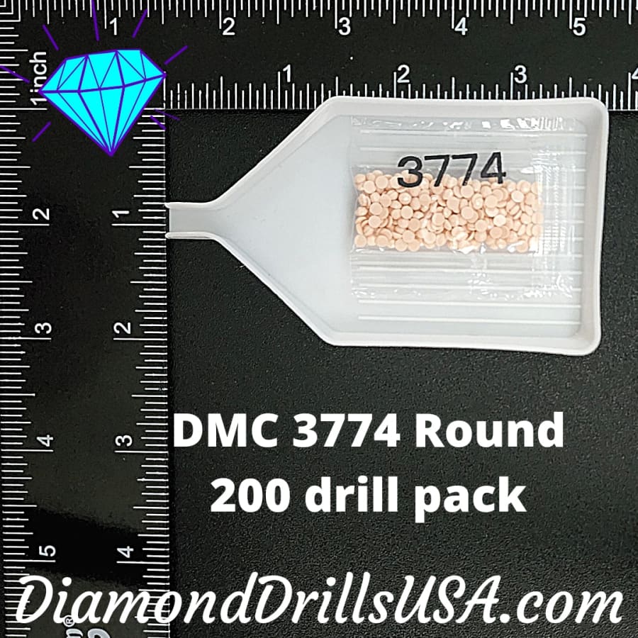 DMC 3774 ROUND 5D Diamond Painting Drills Beads DMC 3774 
