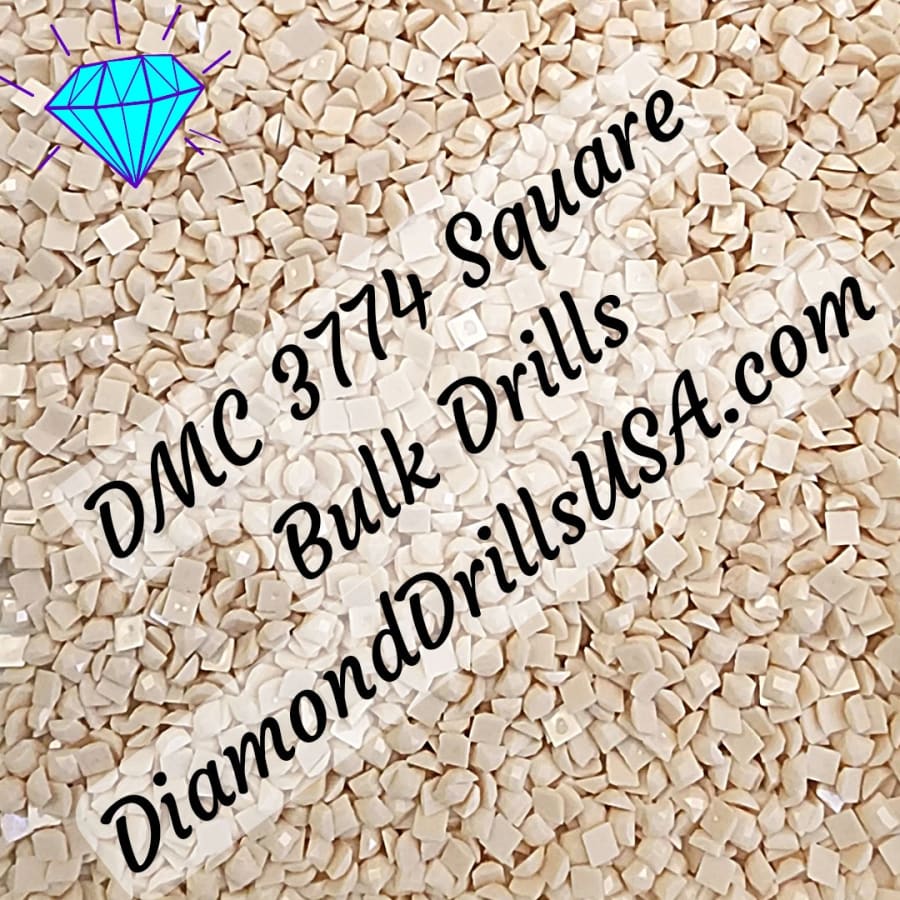DMC 3774 SQUARE 5D Diamond Painting Drills Beads DMC 3774 