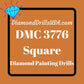 DMC 3776 SQUARE 5D Diamond Painting Drills Beads DMC 3776 