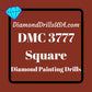 DMC 3777 SQUARE 5D Diamond Painting Drills Beads DMC 3777 