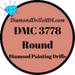 DMC 3778 ROUND 5D Diamond Painting Drills Beads DMC 3778 