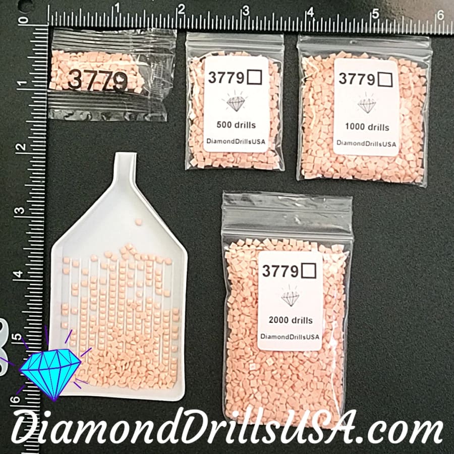 DMC 3779 SQUARE 5D Diamond Painting Drills Beads DMC 3779 