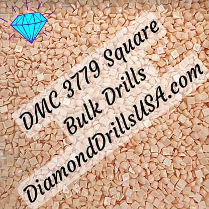DMC 3779 SQUARE 5D Diamond Painting Drills Beads DMC 3779 