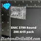 DMC 3799 ROUND 5D Diamond Painting Drills Beads DMC 3799 