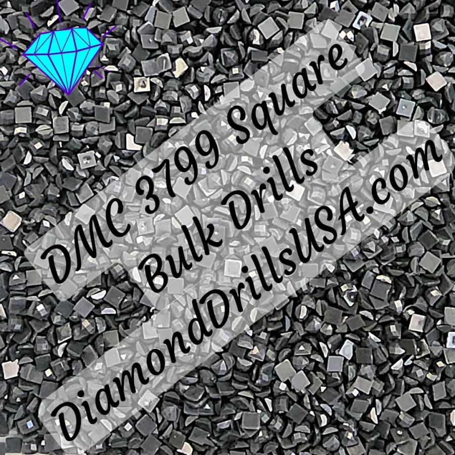 DMC 3799 SQUARE 5D Diamond Painting Drills Beads DMC 3799 