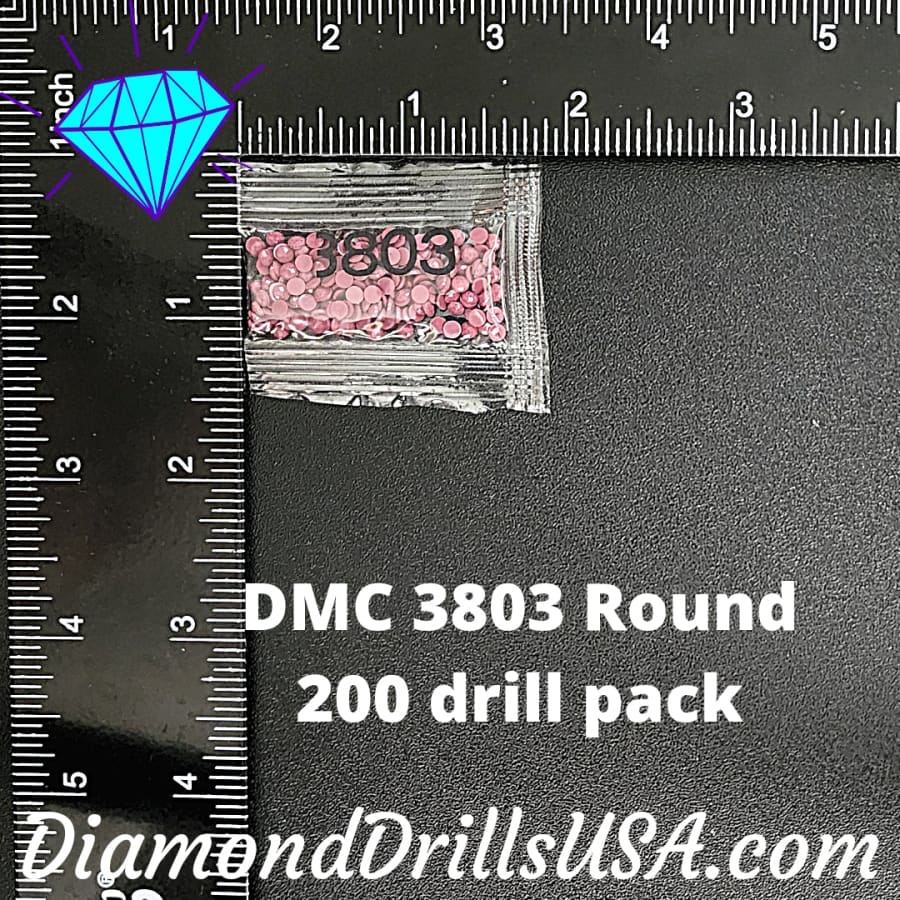 DMC 3803 ROUND 5D Diamond Painting Drills Beads DMC 3803 