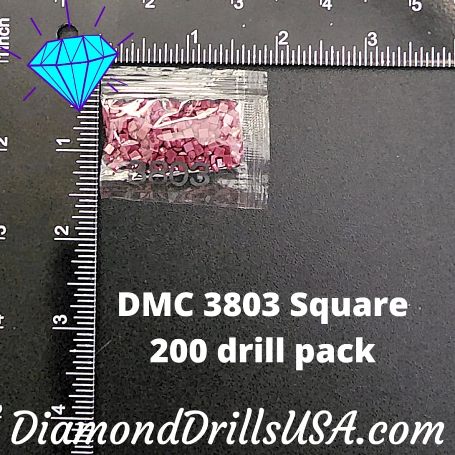 DMC 3803 SQUARE 5D Diamond Painting Drills Beads DMC 3803 