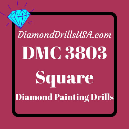 DMC 3803 SQUARE 5D Diamond Painting Drills Beads DMC 3803 