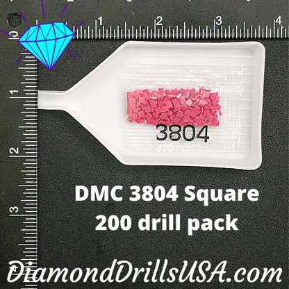 DMC 3804 SQUARE 5D Diamond Painting Drills Beads DMC 3804 