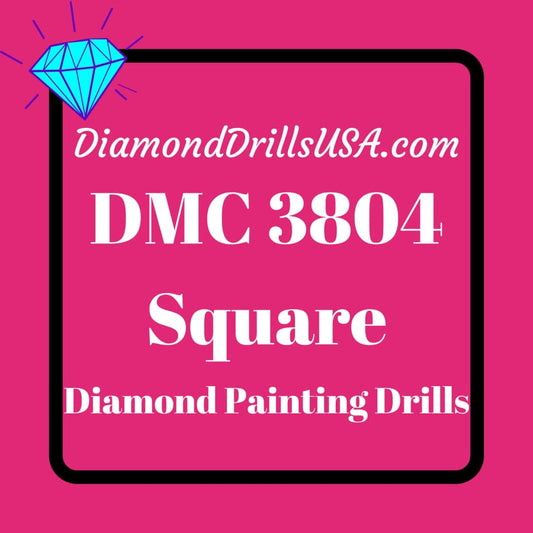 DMC 3804 SQUARE 5D Diamond Painting Drills Beads DMC 3804 